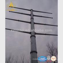 Poste de acero 132KV para diseño de líneas de transmisión de energía eléctrica